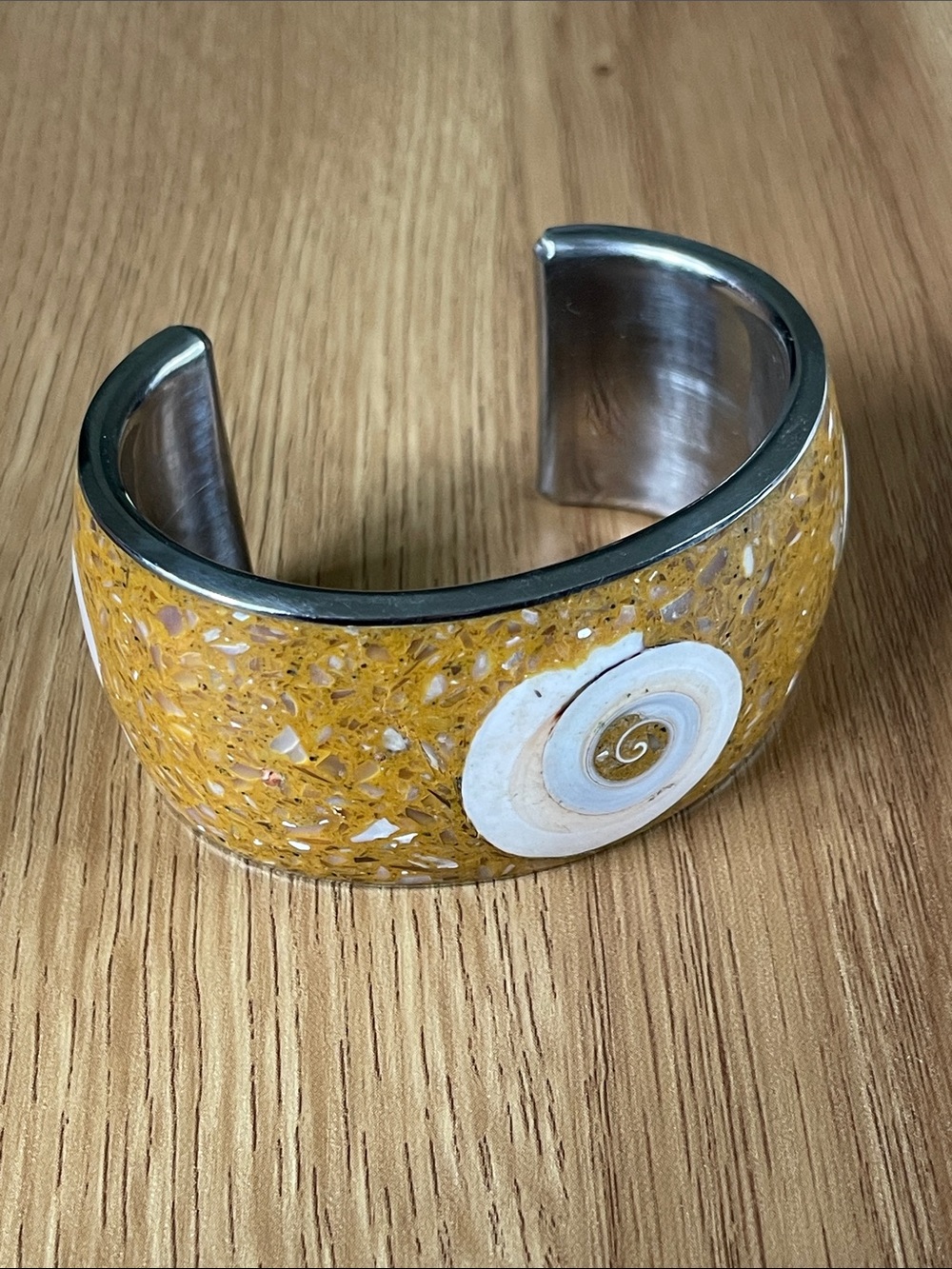 Vintage Shell Cuff Bracelet